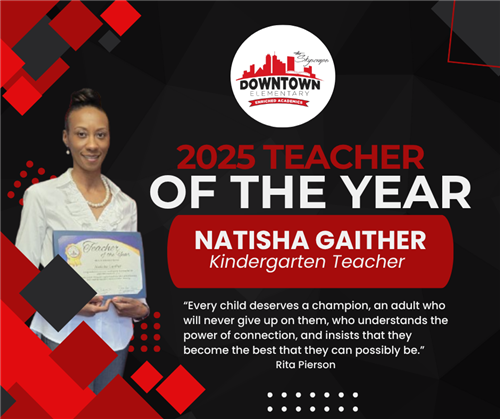 DES Teacher of the year